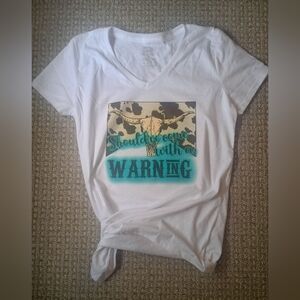 Handmade women's graphic T-shirt